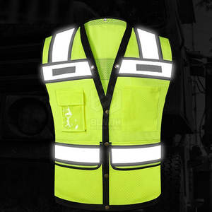 Ropa DE TRABAJO Chaleco DE SEGURIDAD personalizado Chaleco DE SEGURIDAD DE material duradero ligero Hecho en Pakistán - Product Image 2