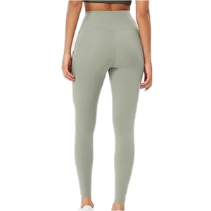 Leggings para Mujer, Sólidos, con Cordón, Sin Costuras, de Cintura Alta, para Yoga, Gimnasio, Ropa Deportiva Elástica, Transpirable, Elegante y Cómoda - Product Image 2