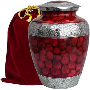 Doublures argentées blanches, grandes urnes pour adultes pour la fabrication de cendres de crémation, fournisseur en gros - Product Image 4