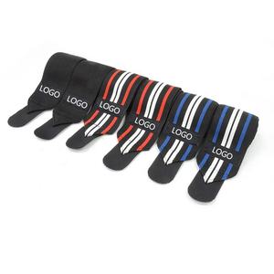 สายรัดข้อมือผ้าฝ้าย 100% กันลื่น พิมพ์โลโก้ได้ พร้อมตัวล็อค สำหรับกีฬาและฟิตเนส ใช้ได้ทุกฤดู ขนาดมาตรฐาน - Product Image 1