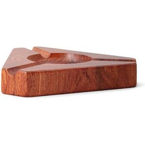 Cendrier élégant en verre en bois avec couvercle élégant forme personnalisable cadeaux de vente chaude de haute qualité pour fumer une voiture - Product Image 3