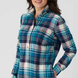 Camisa de franela a cuadros de gran tamaño para mujer: acogedora, cómoda e ideal para aventuras al aire libre y ropa informal - Product Image 6
