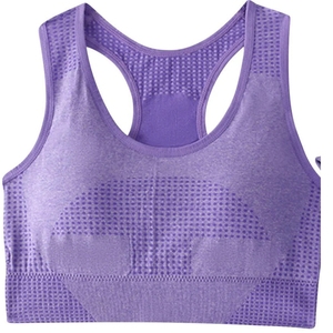 Ensemble de yoga sans couture de haute qualité Love Nature, 2 pièces, couleur unie, sans armatures, respirant, antibactérien, ajustable à l'avant - Product Image 2