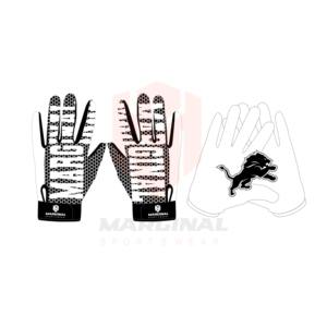 2026 Custom Design High Quality Lightweight Fully Customizable Professional American Football Gloves Full Finger Hand Grips - Product Image 4