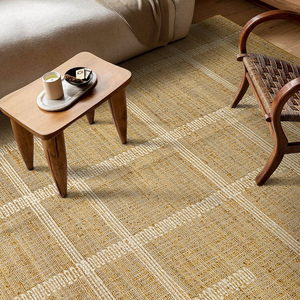 Alfombra de yute personalizada de alta calidad al por mayor, Alfombra tejida a mano para decoración del hogar, para sala de estar, dormitorio, al mejor precio, uso como alfombra de oración - Product Image 1