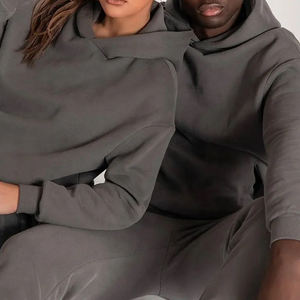 Sudadera con capucha térmica 420 Gsm Heavyweight Boxy para hombre, ropa de calle de gran tamaño con logotipo bordado personalizado - Product Image 4