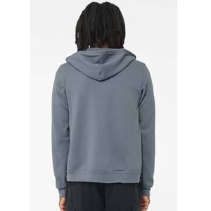 Sudadera con Capucha Térmica de Manga Larga Bella Canvas Man Flex Fleece Zip Asphalt, Talla Grande - Product Image 3