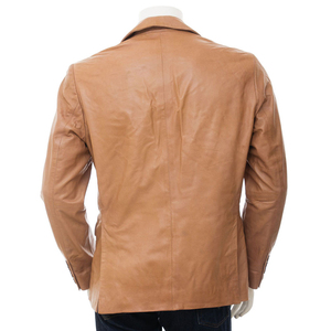 Veste de mode lifestyle avec structure en cuir lisse Veste de tous les jours urbaine conçue pour le confort des hommes Vêtement d'extérieur décontracté - Product Image 3