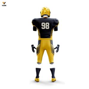 ชุดกีฬาอเมริกันฟุตบอลสำหรับเยาวชนชุดเล่นกีฬาพิมพ์ซับลิเมชันระบายอากาศสำหรับผู้ชาย - Product Image 6