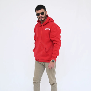 TAWAKKUL pull à capuche pour hommes respirant séchage rapide vêtements de rue pour impression bouffante meilleure qualité conception doublée prix raisonnable lavé - Product Image 5
