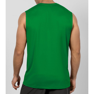 เสื้อกล้ามผู้ชายผ้าฝ้ายคุณภาพดี สไตล์สตรีท สีพื้น เรียบหรู - Product Image 2