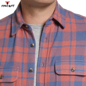 Diseño Popular Venta caliente Gimnasio Deportes Correr Camisa Hombres Deportes al aire libre Hombres Camisa de franela Hecho en Pakistán - Product Image 5