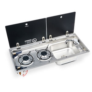 Évier combiné <span class=keywords><strong>de</strong></span> cuisinière à gaz propane en acier inoxydable sur mesure - Product Image 4