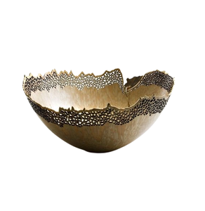 Cuenco de servidor de chocolate de latón macizo de calidad superior último diseño cuenco de servicio dulce de Color dorado para los más vendidos - Product Image 2