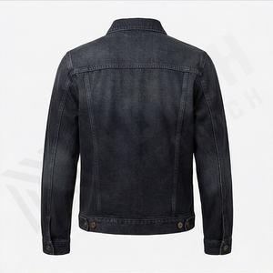 Chaqueta Vaquera Larga para Mujer, de Mezclilla, Color Personalizado, Invierno, Lisa, Moderna, Informal, Ropa de Calle, Abrigo - Product Image 2