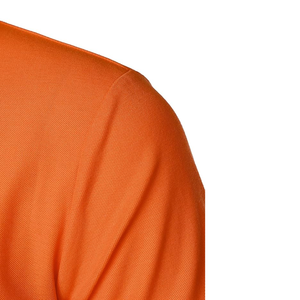 Polo para Hombre de Diseño Básico, Camisa Informal con Cuello en V, Ajuste Clásico, Transpirable, 100% Algodón, Multicolor, Verano - Product Image 4