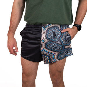 Pantalones cortos de fútbol personalizados de poliéster 100% personalizados al por mayor, pantalones cortos de rugby de talla grande para jóvenes a la moda de verano para mujer, personalizados - Product Image 5