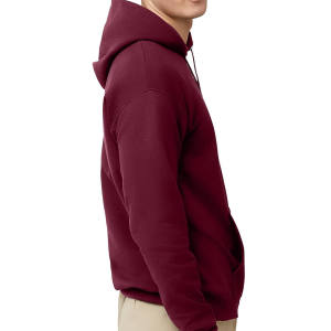 Men's Cotton Blended Sweatshirt All Seasons <b>Thick</b> <b>Fleece</b> Hoodie Custom Logo Design Soft Touch Solid Hooded Clothing for Winter - Product Image 5