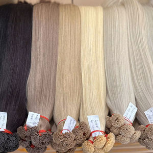 Extensions de cheveux en kératine à pointe plate, I-tip, V-tip, nano-anneaux 6D 9D, lisses, résistantes, longue durée, toutes les couleurs - Product Image 1