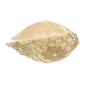 Luxueux 2025 arrivée indien perlage embelli à la main bandeau perlé meilleure qualité personnalisable fête porter vente chaude - Product Image 1