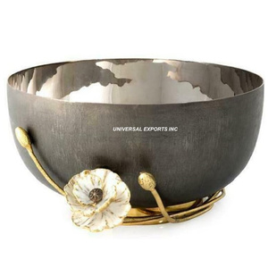 Bol à chocolat plaqué nickel, forme ronde, bol à bonbons de table, bol à chocolat de haute qualité, nouveau design - Product Image 5