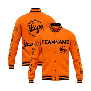 Veste universitaire personnalisée en laine et cuir pour une image de marque de luxe, avec patch en chenille de qualité supérieure, style Letterman - Product Image 1