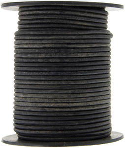 Cordón de Cuero Genuino con Acabado Mate de 1mm 2mm 3mm, Teñido a Mano, Forma Personalizada, Color y Tamaño a Medida, Accesorios de Joyería de Lujo, Venta al Por Mayor - Product Image 5