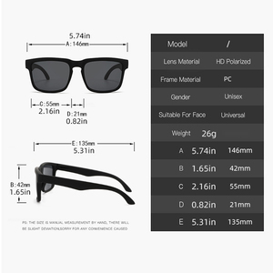 スポーツサングラスヨーロッパとアメリカの屋外スポーツ偏光サングラス正方形フレーム - Product Image 3