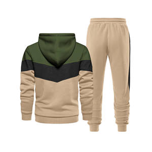 Conjunto de 2 Piezas de Sudadera con Capucha y Pantalones Deportivos para Hombre con Cordón Ajustable 2025, 100% Algodón, Logotipo Personalizado con Impresión 3D, Conjuntos Deportivos Unisex - Product Image 3