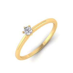 แหวนเพชรรูปกรงเล็บหกแฉกทำจากเงิน925ตามสั่งเครื่องประดับอินเทรนด์คลาสสิกยอดนิยมชุบทองสำหรับเป็นของขวัญ - Product Image 3