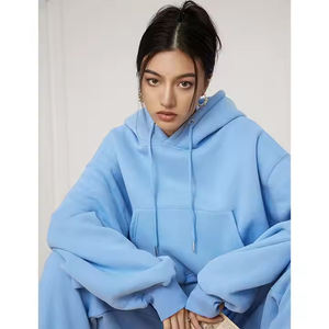 Sudadera con Capucha Extra Grande para Mujer, 100% Poliéster, con Logotipo Personalizado, Secado Rápido, Cintura Elástica, Diseño a Rayas, Conjunto Deportivo para Adultos, 2025 - Product Image 1