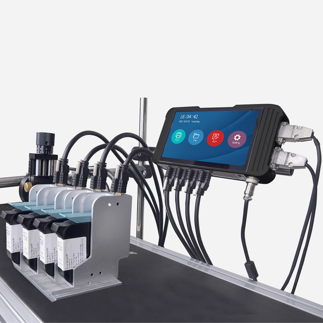 Thermal2.5 Tij High Resolution Thermal Inkjet Factory Price Printer with 4 Print Head 12.7mm and for Carton Bag Cable Coding
