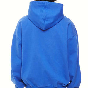 Sweats à capuche vierges pour femmes de couleur unie à la mode Logo personnalisé imprimé Sweats à capuche pour femmes Streetwear surdimensionnés à séchage rapide - Product Image 3