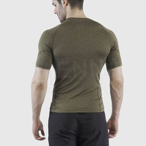 Camiseta Deportiva para Hombre, Ropa Deportiva Activa, Camiseta de Manga Corta para Entrenamiento, de Secado Rápido, Elástica, Personalizada, para Correr, Gimnasio - Product Image 5