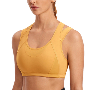 Sujetador deportivo Reversible transpirable con logotipo personalizado de alta calidad, Material de LICRA/poliéster, Etiqueta Privada, precio de fábrica para Yoga - Product Image 2