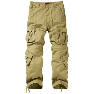 Pantalon cargo droit polyvalent pour homme, léger, taille haute, en toile, pour la randonnée, les voyages et un usage décontracté - Product Image 3