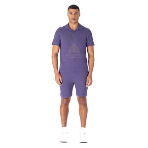 Vêtements de sport d'été personnalisés pour hommes Ensemble 2 pièces T-shirt polo et short Tech Fit Style décontracté pour la course et le sport imprimé personnalisé - Product Image 1