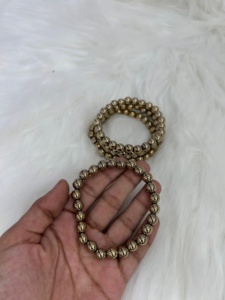Wholesale Natural Golden Hematite Beaded <b>Bracelet</b> 8mm Handmade Gemstone Stretch <b>Bracelet</b> for Men Women Jewelry - Product Image 2