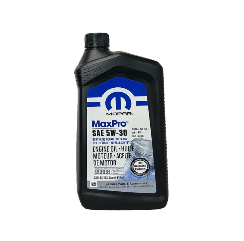 Mopar MaxPro синтетическая смесь 5W-30 моторное масло 1 кварт