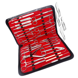 Premium Roestvrij Staal 42 Stuks Ons Kleine Chirurgie Chirurgische Instrumenten <span class=keywords><strong>Kit</strong></span> Herbruikbare Algemene Chirurgie Instrumenten Set