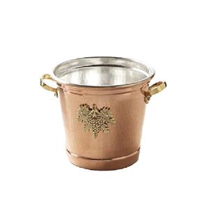 Enfriador de vino antiguo de cobre puro hecho a mano de la mejor tendencia, Enfriador de vino hecho a mano de Metal de forma redonda - Product Image 5