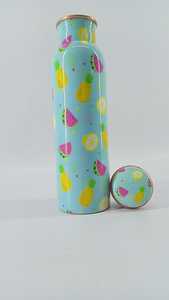 Maravilloso producto Diseño impreso Botella de agua de cobre estándar Grabados personalizados, colocaciones de logotipos y empaques - Product Image 4