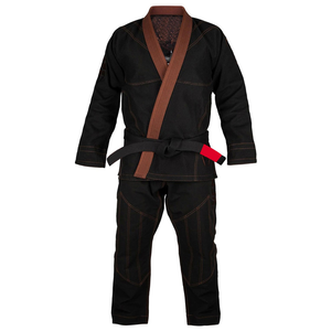 Nouveaux modèles d'uniformes de karaté pour femmes et hommes avec un tissu extensible léger et respirant en polyester/coton, services OEM personnalisés - Product Image 4