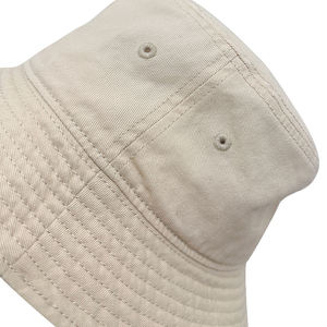 High Quality Custom Cotton Canvas Unisex Beach <b>Bucket</b> <b>Hat</b> with 3D Embroidered Logo and 3D Embroidery Technique for Spring/Summer - Product Image 6