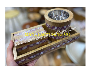 ชุดเครื่องเขียนไม้สำหรับศาสนารอมฎอนชุดของขวัญเครื่องเขียนสำหรับตกแต่งบ้านจากอินเดีย - Product Image 1