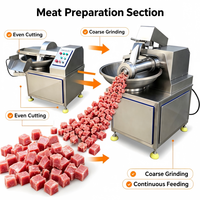 Ligne de production de saucisses de haute qualité, machine de remplissage sous vide, double clippeuse