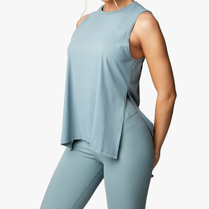 Wholesale Plus Size Women's Casual Knitted Tank Tops Quick Dry Active Wear <b>Singlet</b> Price Breathable Sustainable for <b>Running</b> - Product Image 2