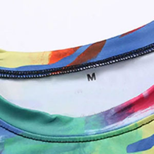 Camiseta de sublimación transpirable y de talla grande para hombre, nuevo diseño de algodón y poliéster, Camisetas estampadas de alta calidad para hombre, OEM - Product Image 3