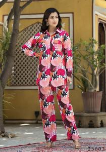 Juego de cordón de muselina con estampado de algodón de último diseñador de Fab Zone - Product Image 2