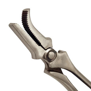 Vente en gros de poudre noire forgée, instrument vétérinaire fait à la main de maréchaux de maréchaux droits avec mâchoire incurvée à prise ferme - Product Image 1